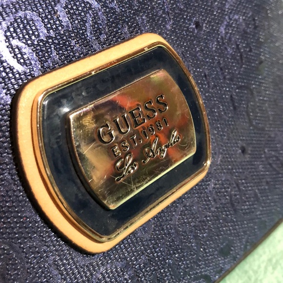 GUESS [Vintage] Blue Bag - Picture 9 of 10